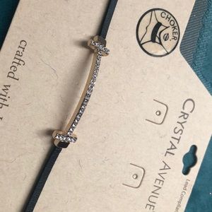 Black RhineStone Choker